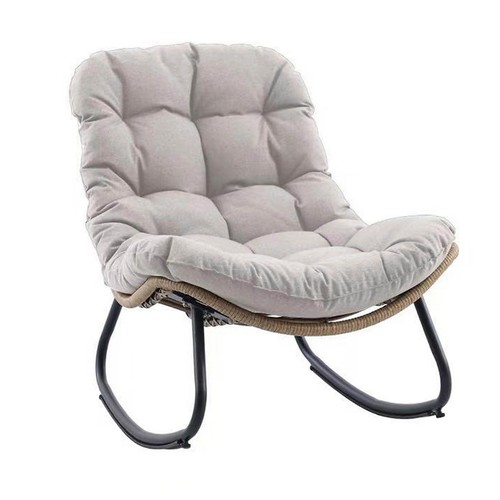Rattan effect outdoor rocking - outdoor,