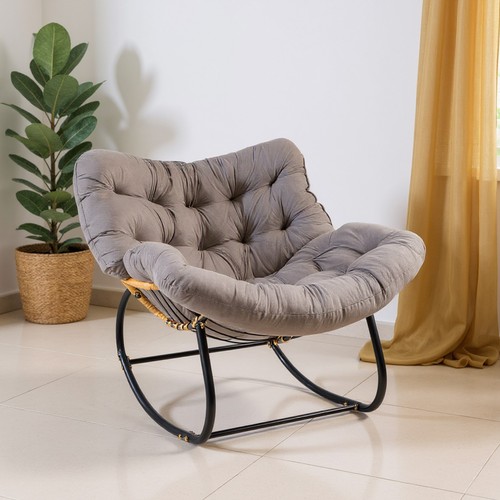 Garden rocking chair rattan - rocking, –rattan