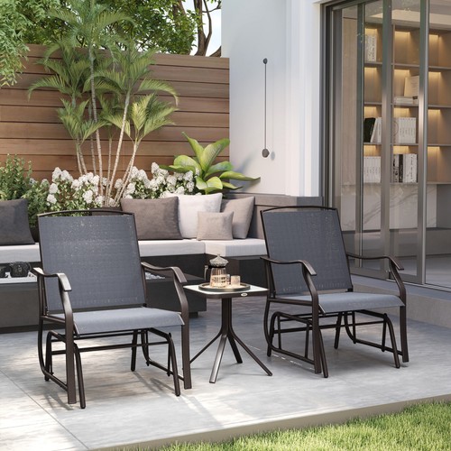 Glider rocking chair - rocking, table