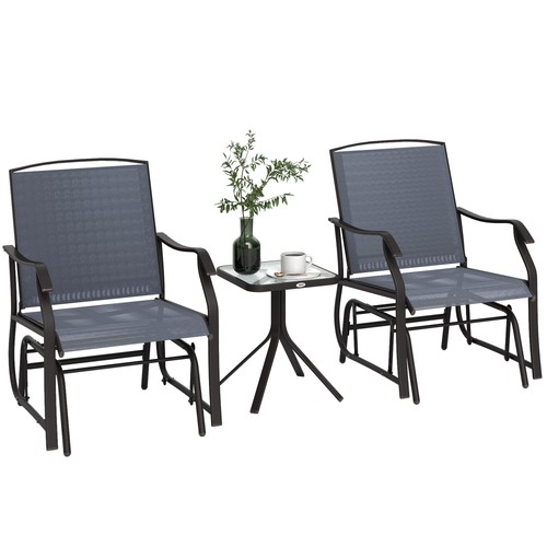 Glider rocking chair table - &,