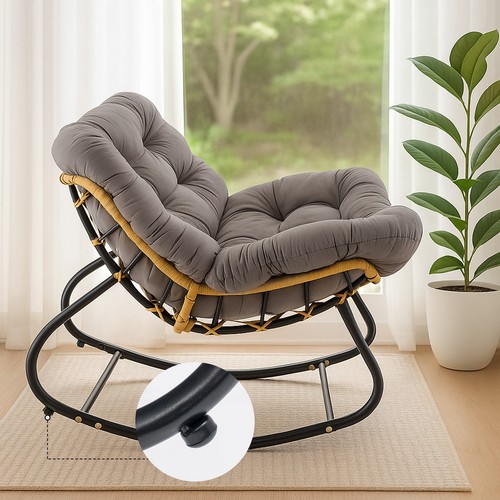 Garden rocking chair - chair, –rattan