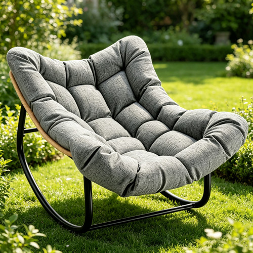 Garden rocking chair rattan - garden, –rattan