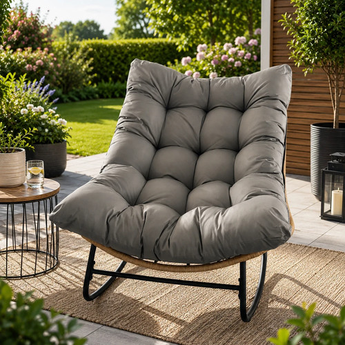 Rocking chair garden rattan - garden,