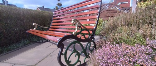 Rare antique garden seater - rare,
