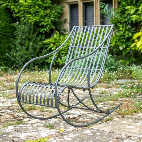 Metal shabby chic rocking - metal,