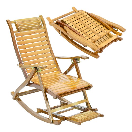 Folding bamboo rocking - bamboo,