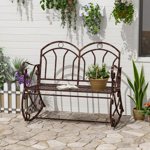 Outdoor iron rocking - iron,