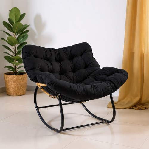 Garden rocking chair rattan - chair, –rattan