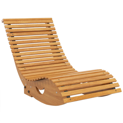Outdoor rocking chair - chair, wooden