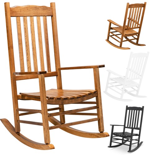 Wooden rocking chair - rocking,