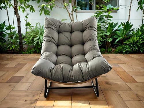 Garden rocking chair with - rocking,